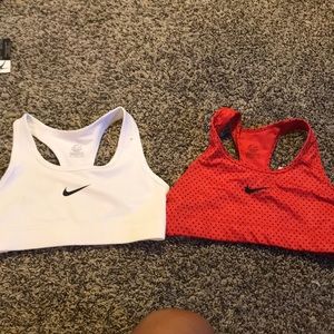 2 Perfect condition Nike Sports bras size small